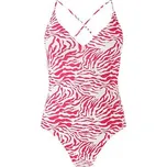 Plavky Barts GALIA PLUNGE ONE PIECE Lollipop velikost 38
