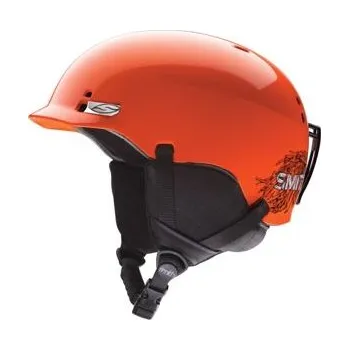 Cyklistická přilba Helma Smith GAGE JUNIOR Neon Orange Stickfor velikost YS