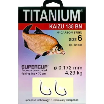 Rybářský háček Háčky Robinson s návazcem pro lov na dně a plavanou, velikost 6, 10 ks