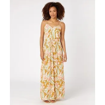 Dámské šaty šaty Rip Curl ALWAYS SUMMER LONG DRESS Gold velikost L
