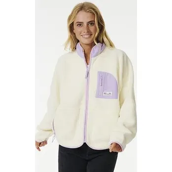 Pánská móda Mikina Rip Curl SHORE BREAK POLAR FLEECE Cream velikost M