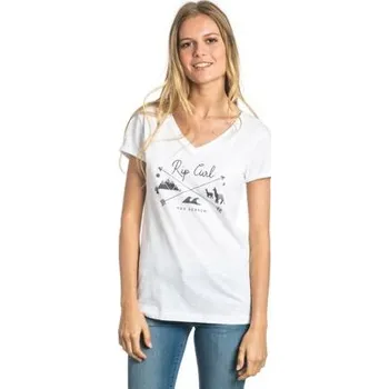 Pánské tričko Tričko Rip Curl CHILLANCITO TEE Optical White velikost XS