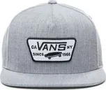 Kšiltovka Vans FULL PATCH SNAPBACK Heather Grey velikost O/S