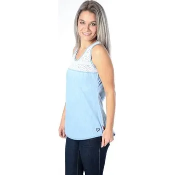 Tílko Alife and Kickin CARLA Light Denim velikost 3XL