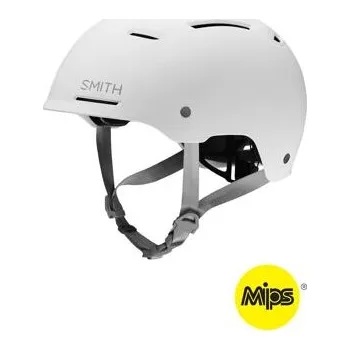 Cyklistická přilba Cyklistická helma Smith AXLE MIPS Matte White velikost L