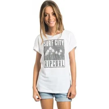 Pánské tričko Tričko Rip Curl SURF CITY TEE Optical White velikost S