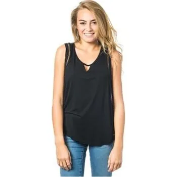 Pánské tričko Tričko Rip Curl VISTA TANK Black velikost S