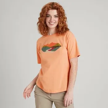 Pánské tričko Tričko Kathmandu RAINBOW MT COOK WMNS S/S TEE 283-Lolly velikost L