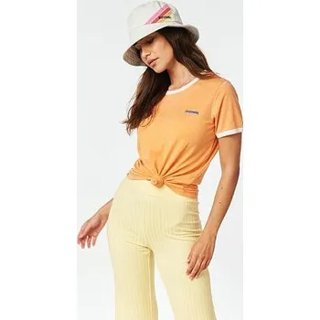 Pánské tričko Tričko Rip Curl SURF REVIVAL RINGER Orange velikost M