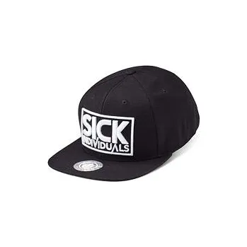 Pokrývka hlavy Kšiltovka Upfront SICK INDIVIDUALS X UPFRONT SNAPBACK Black velikost O/S