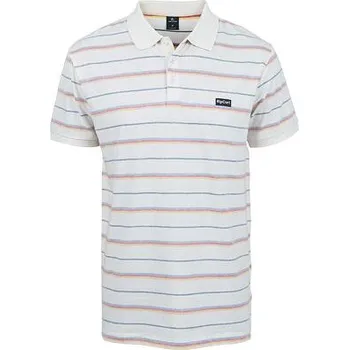 Tričko Rip Curl VINTAGE STRIPPED POLO Off White velikost XL