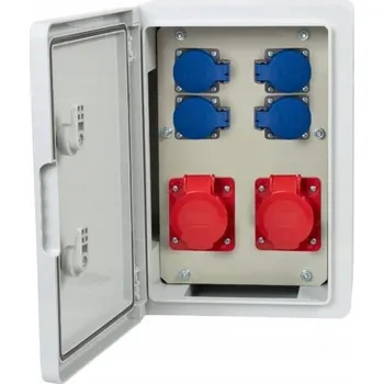 Rozvaděč F-ELEKTRO F3.0572 Rozvodnice RB-250 16/5, 32/5, 4x230V