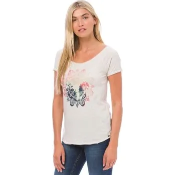 Tričko Animal OCEANICA Vanilla Cream Marl velikost 08