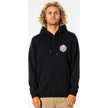 Pánská mikina Mikina Rip Curl WETSUIT ICON ZIP THRU HD Black velikost M