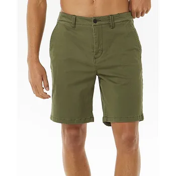Pánská móda šortky Rip Curl CLASSIC SURF CHINO WALKSHORT Dark Olive velikost 34