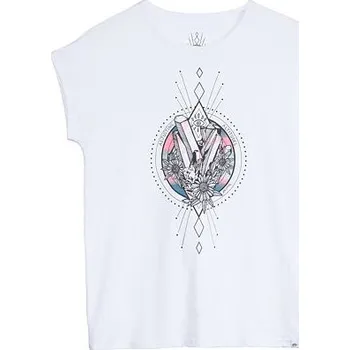 Pánské tričko Tričko Animal CRYSTAL WINGS White velikost 08