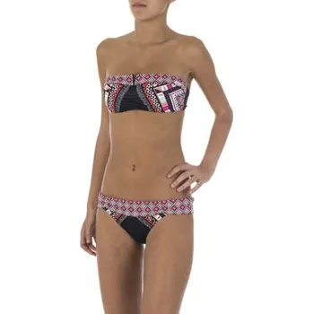 Dámská móda Plavky Rip Curl SCARF MIX BANDEAU SET Black velikost M