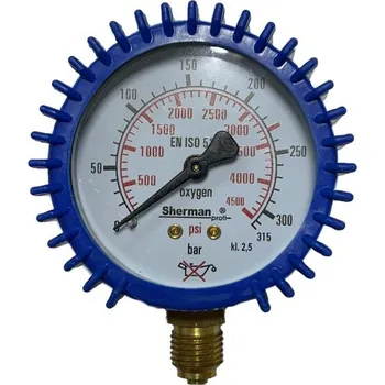 Příslušenství ke svářečce Sherman Manometr pro redukční ventil Manometr: Vstup Kyslík 200 bar G 1/4 TSGNM31514TLEN