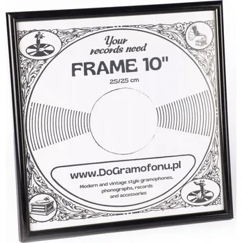 Rámeček pro šelakovou desku, vinyl 10" ALU