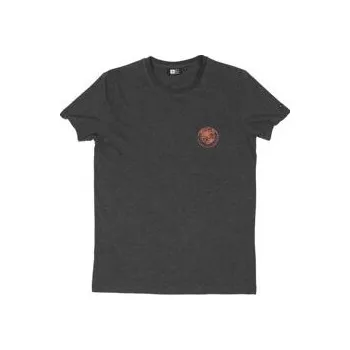 Pánské tričko Tričko Rip Curl PALM STAMP TEE Black Marled velikost L