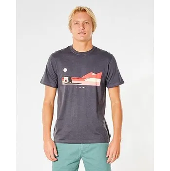 Tričko Rip Curl DRIFTER TEE Washed Black velikost L