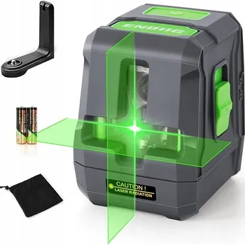 Měřící laser LASEROVÁ VODVÁHA 360° SAMONIVELAČNÍ KŘÍŽOVÝ LASER ČERVENÝ OTOČNÁ 15M