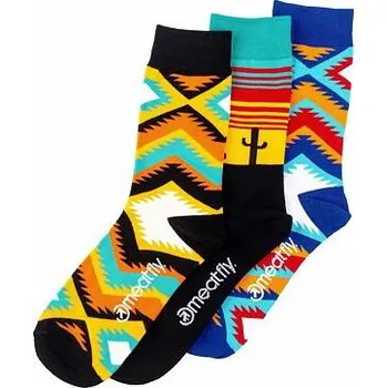 Pánské ponožky Ponožky Meatfly ARIZONA SOCKS - GIFT PACK Assorted velikost L/XL 43-46