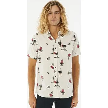 Pánská košile Košile Rip Curl PARTY PACK S/S SHIRT Bone velikost S