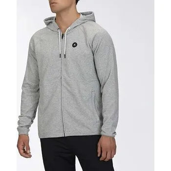 Pánská mikina Mikina Hurley DF UNIVERSAL FLEECE FZ Dk Grey Heather velikost L