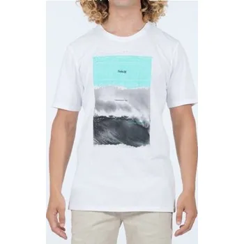 Pánská móda Tričko Hurley BACK OUT DRIFIT White velikost L