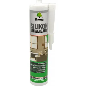 stavební silikon BAUM SILIKON UNIVERZÁLNÍ ČERNÝ 280ML