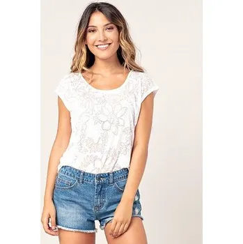 Pánské tričko Tričko Rip Curl PARADISE TEE White velikost S