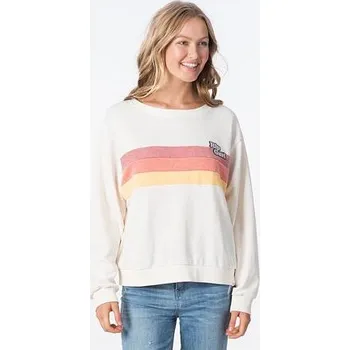 Pánské oblečení Mikina Rip Curl REVIVAL CREW Bone velikost M