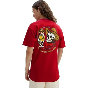 Pánské tričko Tričko Vans COLDEST IN TOWN SS TEE Chili Pepper velikost L