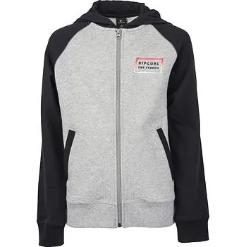 Chlapecká mikina Mikina Rip Curl RIDER'S RAGLEN HZ FLEECE BOY Cement Marle velikost 8