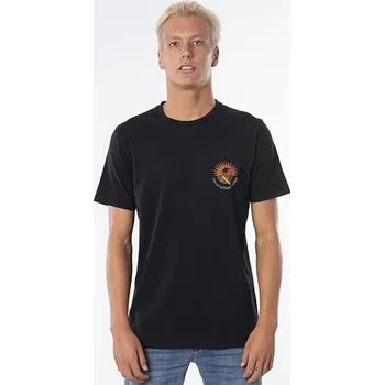 Pánské tričko Tričko Rip Curl SWC DISTANT TEE Washed Black velikost XL