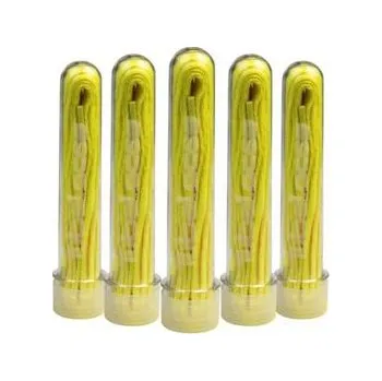 Tkaničky do bot Tkaničky Tubelaces SILVER FLAT Neonyellow velikost 90