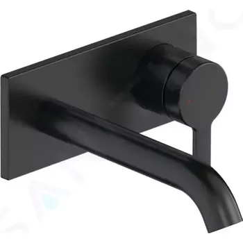 Vodovodní baterie Duravit C.1 Umyvadlová baterie pod omítku, matná černá, C11070003046