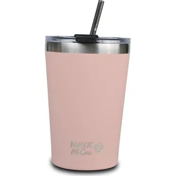 Termohrnek NAVA Greece Cestovní termohrnek 450 ml - růžový