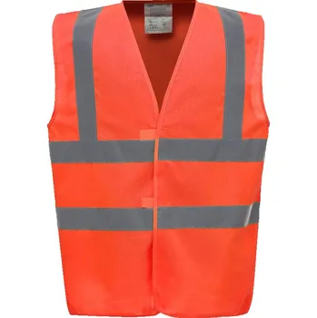 pracovní vesta Yoko Vesta HVW100 Hi-Vis, výstražná COT79W100zv905-hi vis oran 2XL Oranžová fluorescent