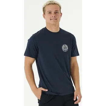 Tričko Rip Curl STAPLER TEE Dark Navy velikost M