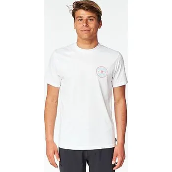 Pánské tričko Tričko Rip Curl DAMS TEE White velikost XL