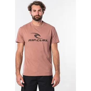 Pánské tričko Tričko Rip Curl THE SURFING COMPANY S/S TEE Mushroom velikost XL