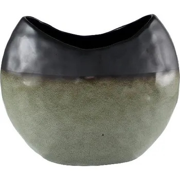 Váza Kaheku Váza ADMONT, 27x15x22cm, zelená/šedá|Ego Dekor