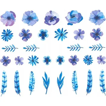 SAMOLEPKY NA NEHTY MODRÉ KVĚTY PÍRKA 981