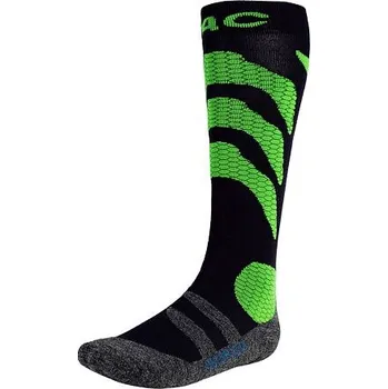 Pánské ponožky Ponožky PAC SK 2.1 SKI RACE PRO Neon Green velikost 40-43