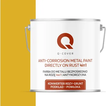 barva na kov BARVA NA KOV NA REZ LITINOVÁ OCEL 4v1 ŽLUTÁ CITRONOVÁ RAL 1012 POLOMAT 5L