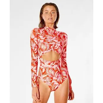 Dámské plavky Plavky Rip Curl SUN RAYS GOOD SURFSUIT Red velikost S
