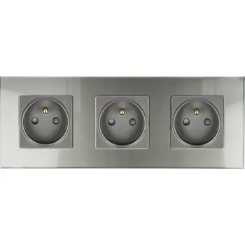 Elektrická zásuvka Elektrická Zásuvka DC Smart Home šedá