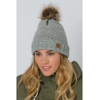 Čepice Zimní čepice Animal BECKI Grey Marl velikost O/S